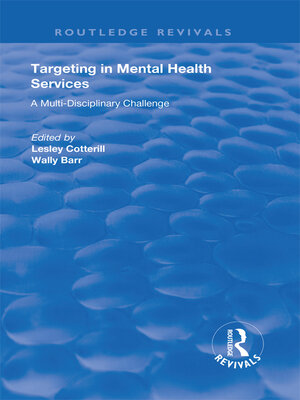 cover image of Targeting in Mental Health Services
